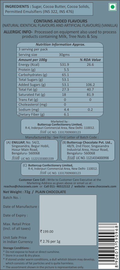 Choco Swiss Cocao Bar - Image 2