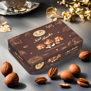 Choco Swiss Nut Rocks Tin Can